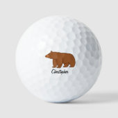 Bärendesign Golfball (Vorderseite)