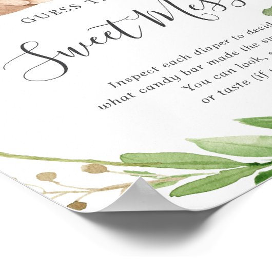 Bärendusche schätzt das süße Chaos Poster (Ecke)