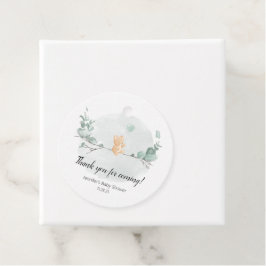 Bärendusche und Eukalyptus-Babydusche Geschenkanhänger