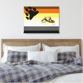 Bäreneihe auf Leinwand (Insitu (Schlafzimmer))