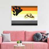 Bäreneihe auf Leinwand (Insitu (Wohnzimmer))