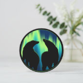 Bäreneinladungen Personalisiert Aurora Bears Card Einladung (Stehend Vorderseite)