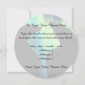 Bäreneinladungen Personalisiert Aurora Bears Card Einladung (Rückseite)