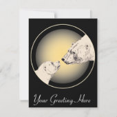 Bäreneinladungen Personalisiert Polar Bären Cubs C Einladung (Vorderseite)