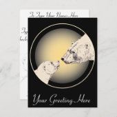 Bäreneinladungen Personalisiert Polar Bären Cubs C Einladung (Vorne/Hinten)