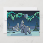 Bäreneinladungen Personalisierte Kunstkarten für P Einladung (Vorderseite)