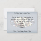 Bäreneinladungen Personalisierte Kunstkarten für P Einladung (Rückseite)