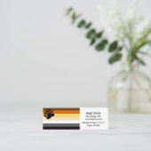 Bärenfahrkarte Mini Visitenkarte (Stehend Vorderseite)