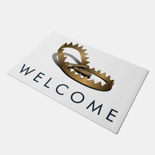 Bärenfalle Fußmatte (Schrägansicht)