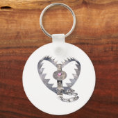 Bärenfalle Herz Schlüsselanhänger (Vorderseite)