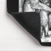 Bärenfamilie Mousepad (Ecke)