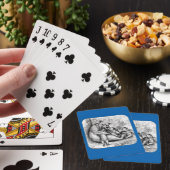 Bärenfamilie Spielkarten (In Situ)