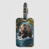 Bärenfang Gepäckanhänger (Vorderseite Vertikal)