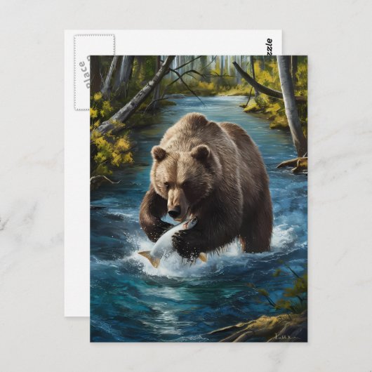 Bärenfang Postkarte (Vorne/Hinten)