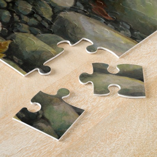 Bärenfischen Puzzle Personalisiert Lachs Art Puzzl (Seite)