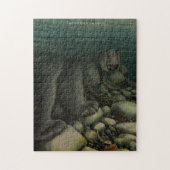 Bärenfischen Puzzle Personalisiert Lachs Art Puzzl (Vertikal)