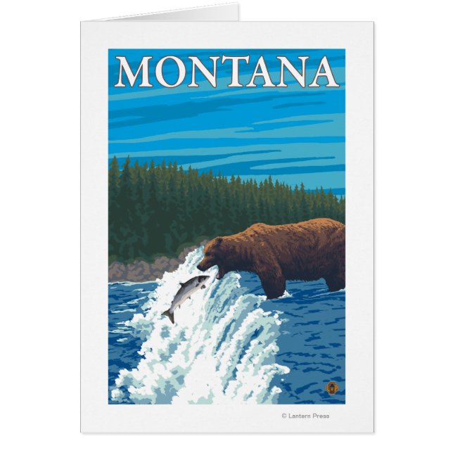 Bärenfischerei im Fluss - Montana (Vorne)