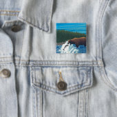 Bärenfischerei im Fluss - Wyoming Button (Beispiel)