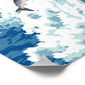 Bärenfischerei im Fluss - Wyoming Poster (Ecke)