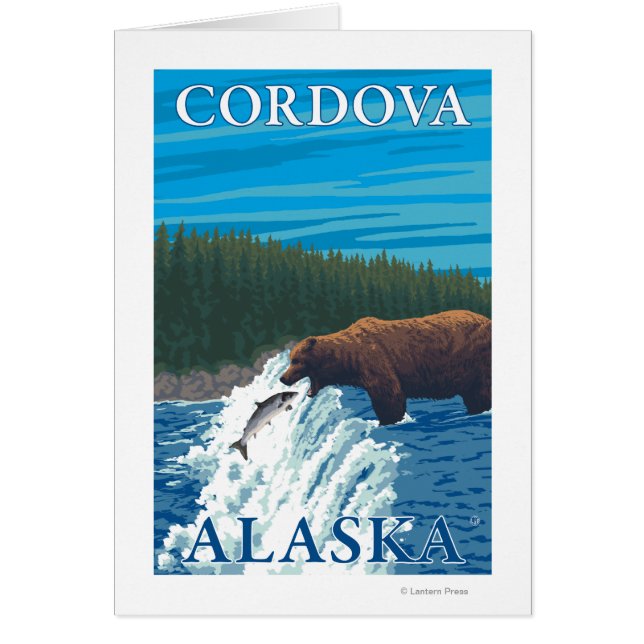 Bärenfischerei in Fluss - Cordova, Alaska (Vorne)