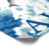 Bärenfischerei in Fluss - Dawson, Alaska Poster (Ecke)