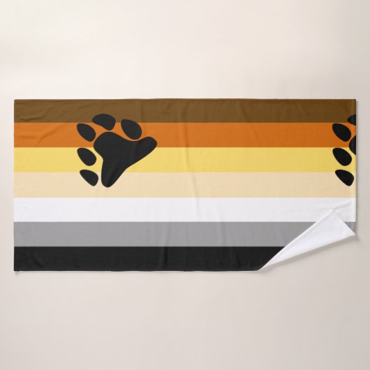 Bärenflagge Badehandtuch (Badehandtuch)