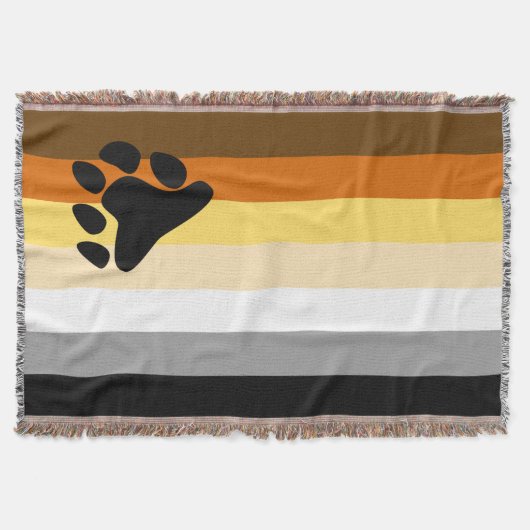 Bärenflagge Decke (Vorderseite)
