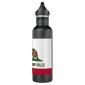 Bärenflagge der Republik Kalifornien: Cali Golden Edelstahlflasche (Rechts)