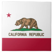 Bärenflagge der Republik Kalifornien: Cali Golden Fliese (Vorderseite)
