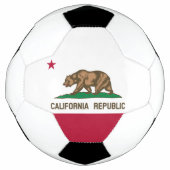Bärenflagge der Republik Kalifornien: Cali Golden Fußball (Vorderseite)