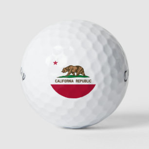 Bärenflagge der Republik Kalifornien: Cali Golden Golfball