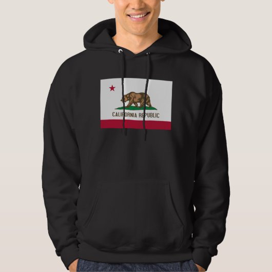 Bärenflagge der Republik Kalifornien: Cali Golden Hoodie (Vorderseite)