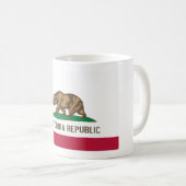 Bärenflagge der Republik Kalifornien: Cali Golden  Kaffeetasse (VorderseiteRechts)
