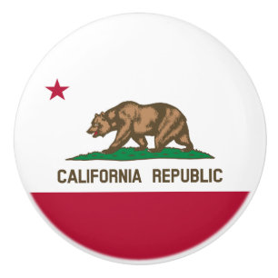 Bärenflagge der Republik Kalifornien: Cali Golden Keramikknauf