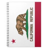 Bärenflagge der Republik Kalifornien: Cali Golden Notizblock (Vorderseite)