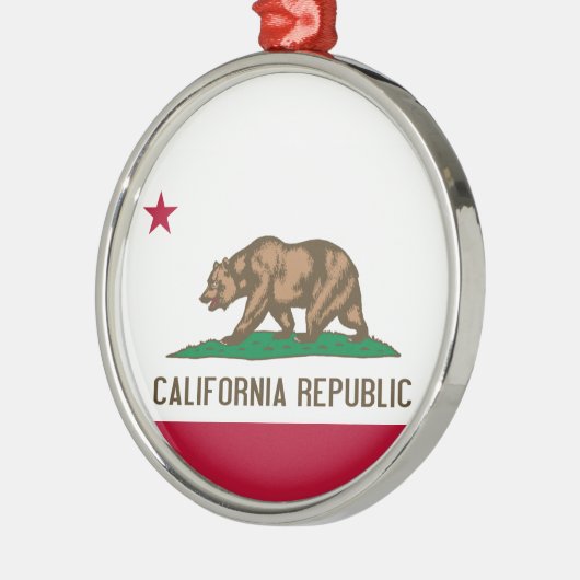 Bärenflagge der Republik Kalifornien: Cali Golden Ornament Aus Metall (Links)