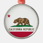 Bärenflagge der Republik Kalifornien: Cali Golden Ornament Aus Metall (Vorne)