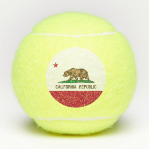 Bärenflagge der Republik Kalifornien: Cali Golden  Tennisbälle