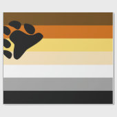 Bärenflagge Geschenkpapier (Flach)