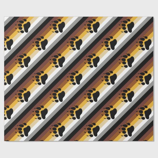 Bärenflagge Geschenkpapier (Flach)