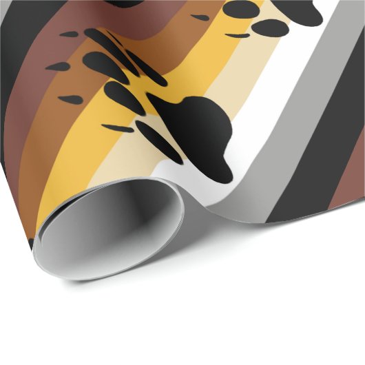 Bärenflagge Geschenkpapier (Rolleneckpunkt)