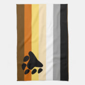 Bärenflagge Geschirrtuch (Vertikal)