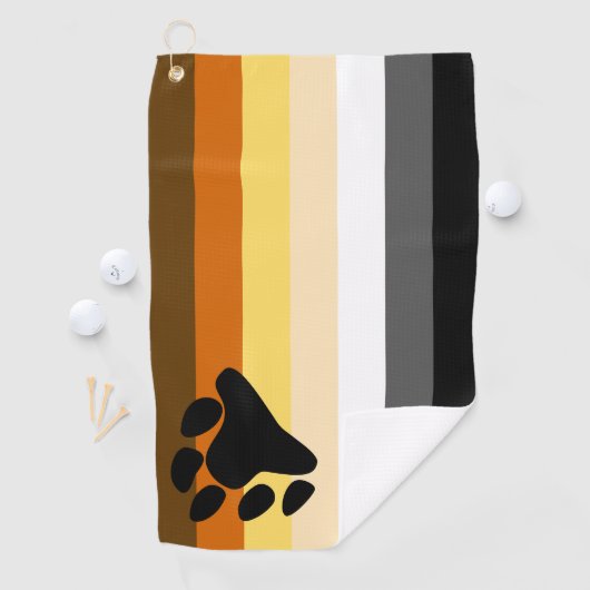 Bärenflagge Golfhandtuch (Insitu)