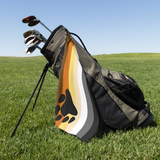 Bärenflagge Golfhandtuch (Gras)