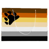 Bärenflagge Große Geschenktüte (Rückseite)