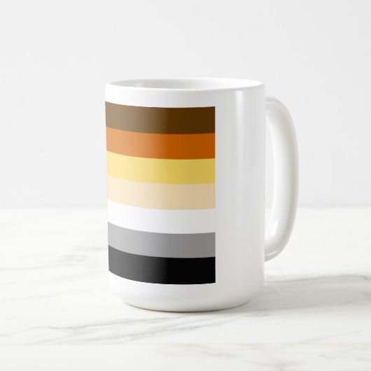 Bärenflagge Kaffeetasse (VorderseiteRechts)