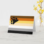 Bärenflagge Karte (Gelbe Blume)