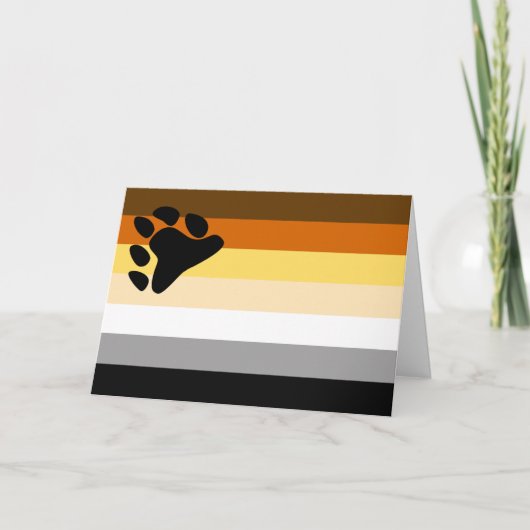 Bärenflagge Karte (Vorderseite)