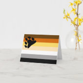 Bärenflagge Karte (Gelbe Blume)