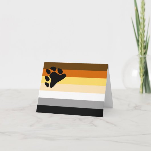 Bärenflagge Karte (Vorderseite)